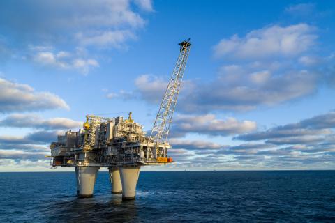 The Troll platform in the North Sea